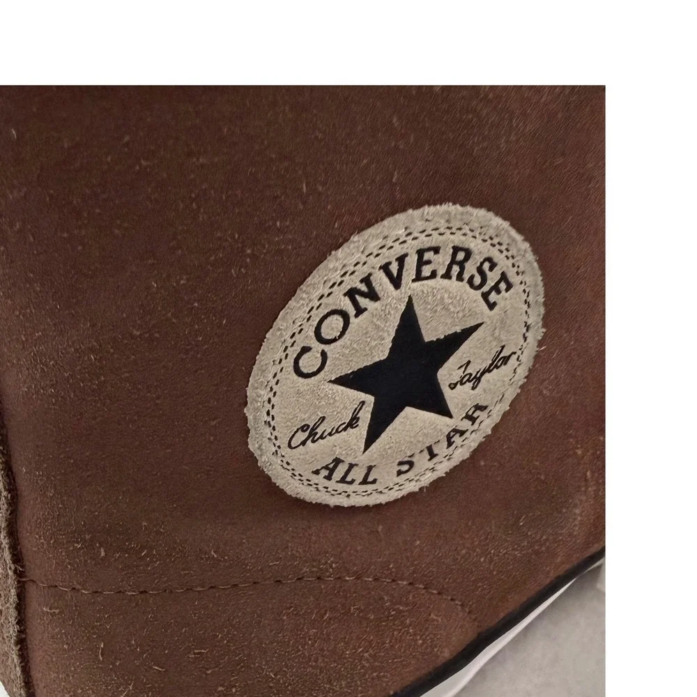 Converse Chuck Taylor All Star CONS Brown Suede High Top Mens 10 Womens 12 - Picture 12 of 14